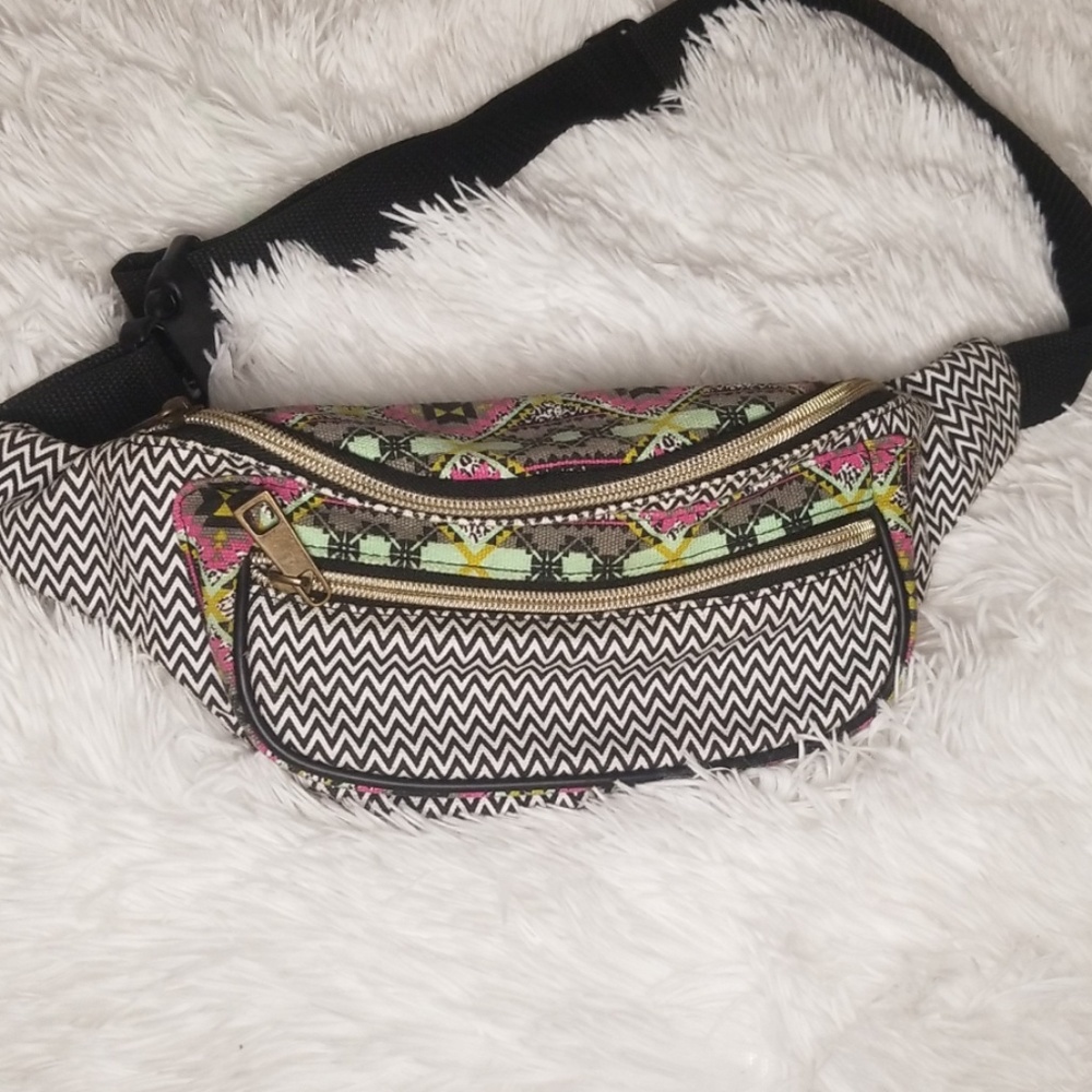 Aztec design fanny pack
